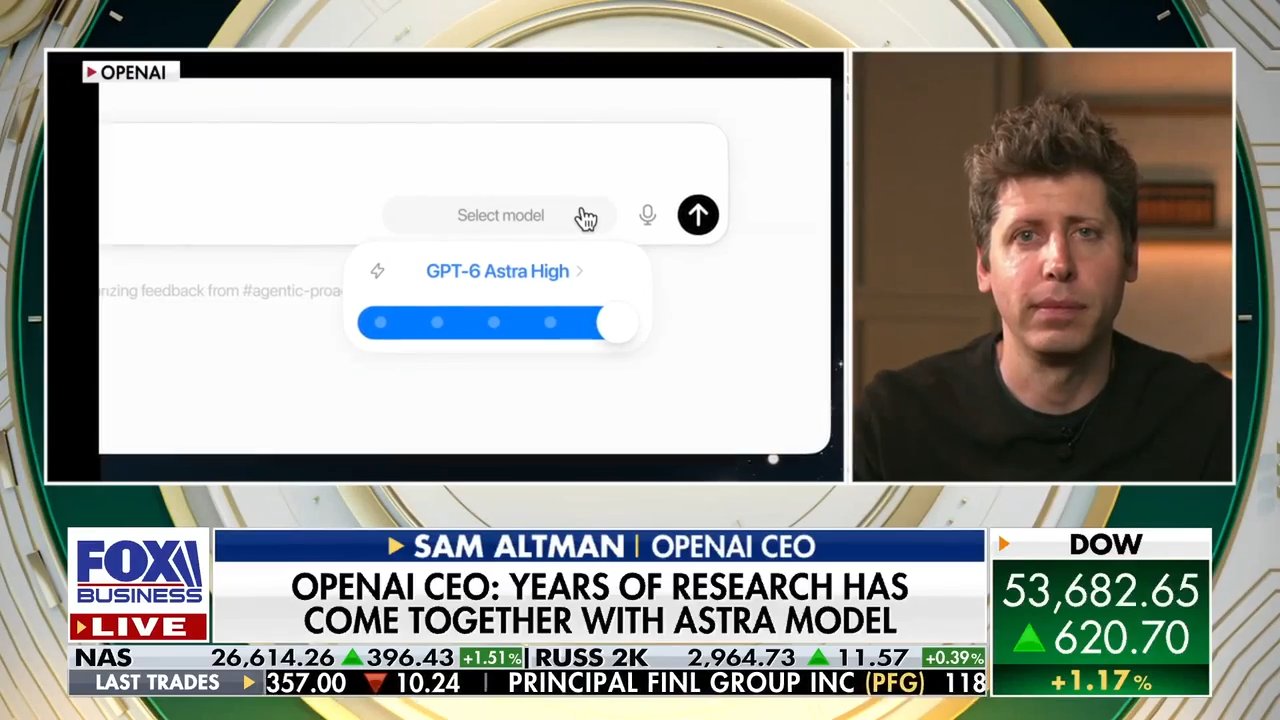 Liz Claman questions OpenAI CEO Sam Altman on the implications of Astra's launch.