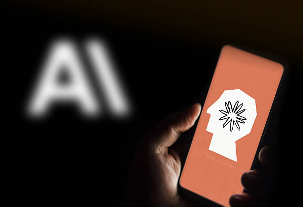 In this photo illustration, the logo of Anthropic is displayed on a smartphone screen on May 23, 2025 in Beijing, China. Anthropic on May 22 said it...